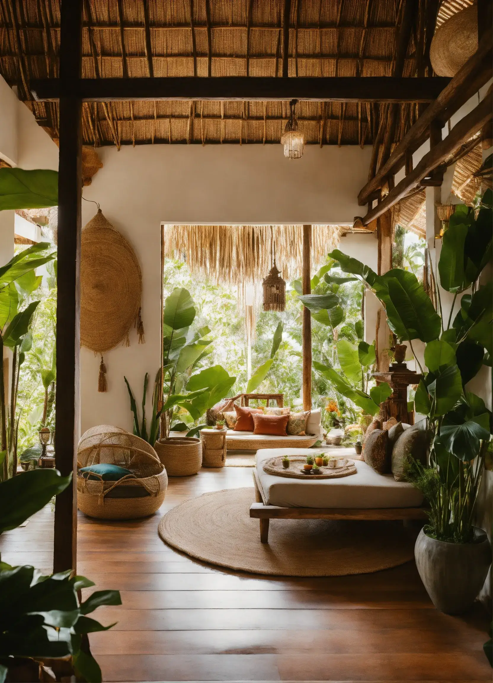 Himalayan salt lamp on wooden base